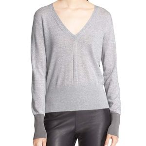RAG & BONE V Neck Merino Wool Sweater - XS
